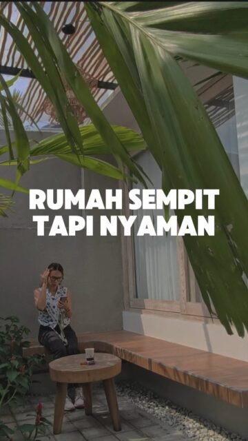 Ternyata rumah walaupun kecil jika ditata dengan baik maka akan nyaman sekali